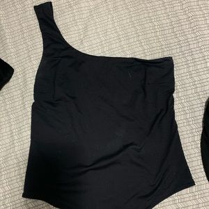 Asymmetrical bodysuit Dynamite